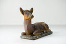 A Garden Cement Sculpture of a Fawn