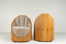 A Pair of Hungarian Art Deco "Cocoon" Chairs