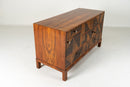 A Chest of Drawers With Triangular Parquetry