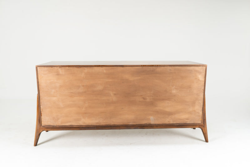 A Mid-Century Sideboard with Outward-Splayed Legs
