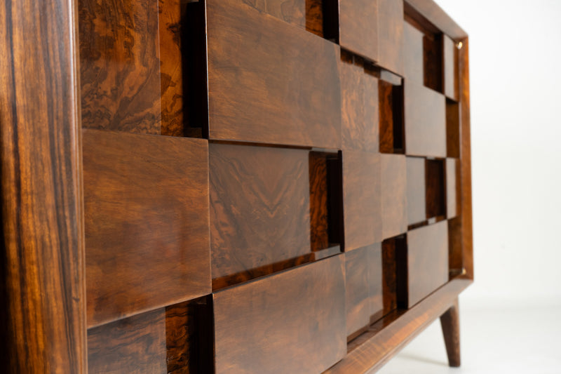 A Mid-Century Sideboard with Outward-Splayed Legs