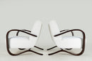 A Pair of Halabala Style Arm Chairs