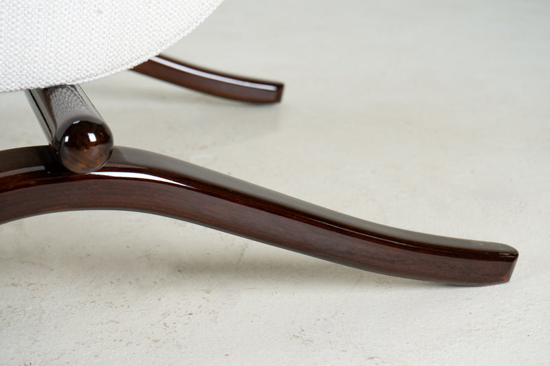 A Pair of Halabala Style Arm Chairs