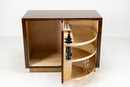 A Rotating  Art Deco Style Bar Cabinet