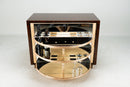 A Rotating  Art Deco Style Bar Cabinet