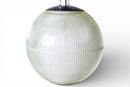 A Parisian Holophane Glass Street Lamp