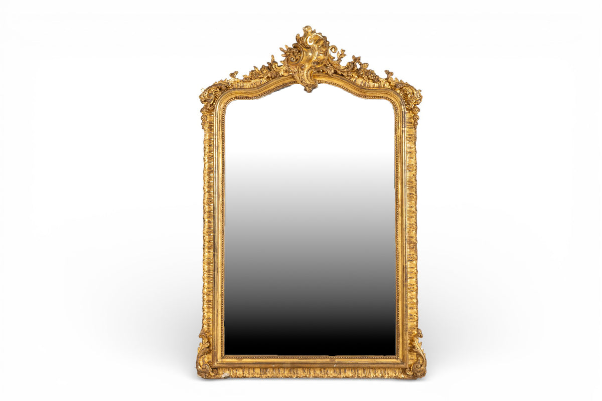 An Antique French Louis Philippe Mirror