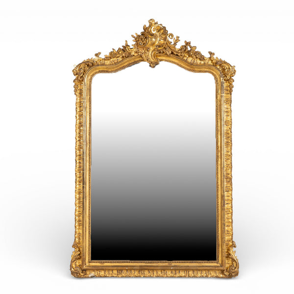 An Antique French Louis Philippe Mirror