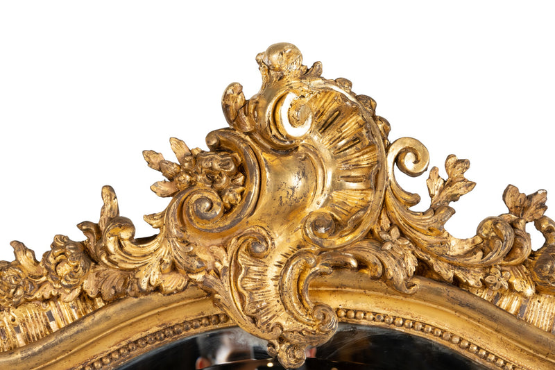 An Antique French Louis Philippe Mirror