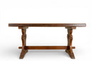 A Gothic Revival Oak Trestle Table