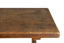 A Gothic Revival Oak Trestle Table