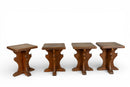 A Gothic Revival Oak Stool