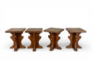A Gothic Revival Oak Stool