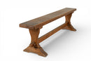 A Gothic Revival Oak Bench
