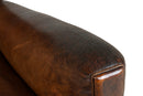 A Vintage French Leather Armchair