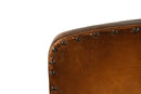 A Vintage French Leather Armchair