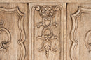 A Carved Oak Trumeau Mirror Frame