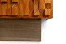 A Vintage Brutalist Sideboard With Solid Brass Surfaces