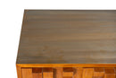 A Vintage Brutalist Sideboard With Solid Brass Surfaces