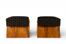 An Art Deco style Upholstered Stool