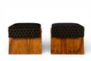 An Art Deco style Upholstered Stool