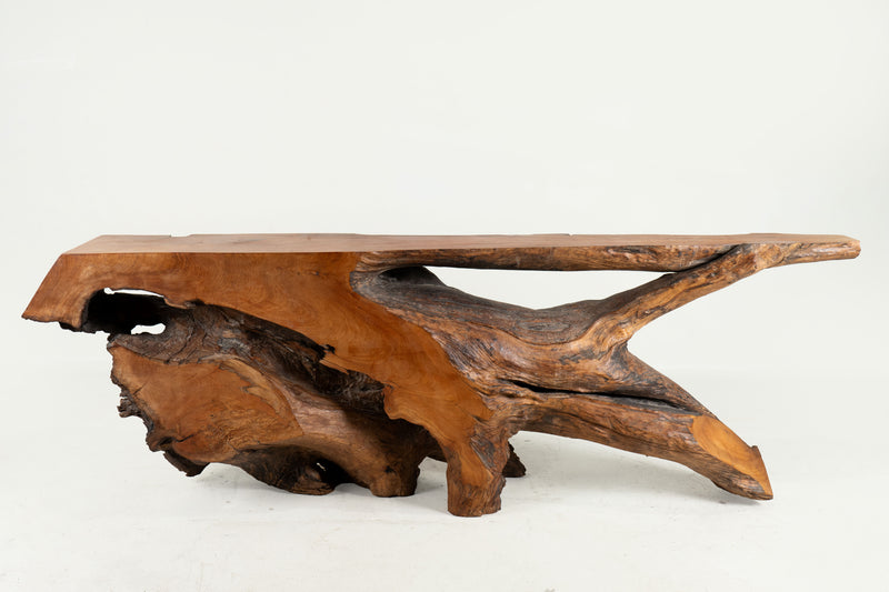 A Tree Root Console Table