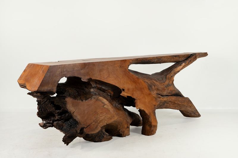 A Tree Root Console Table