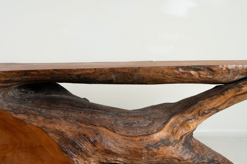 A Tree Root Console Table