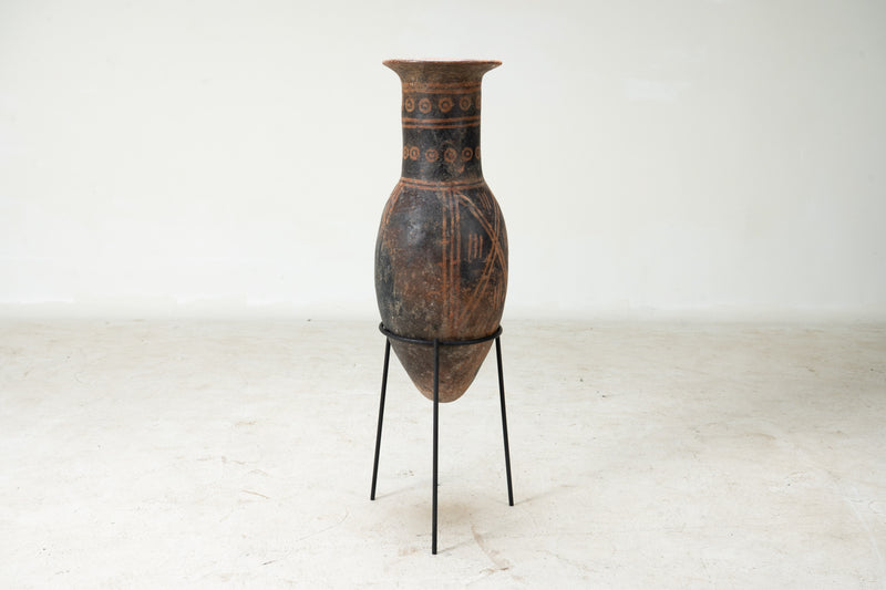 Large Narino Polychrome "Bullet" Amphora