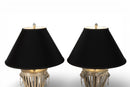 A Pair of Urns with Lion Head Handles in the Style of Barker-Ellis