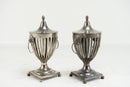 A Pair of Urns with Lion Head Handles in the Style of Barker-Ellis