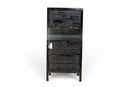 A Pair of Beijing Wedding Cabinets with Custom Steel Display Shelf