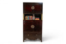 A Pair of Beijing Wedding Cabinets with Custom Steel Display Shelf