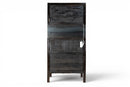 A Pair of Beijing Wedding Cabinets with Custom Steel Display Shelf