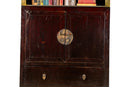 A Pair of Beijing Wedding Cabinets with Custom Steel Display Shelf
