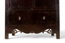 A Pair of Beijing Wedding Cabinets with Custom Steel Display Shelf