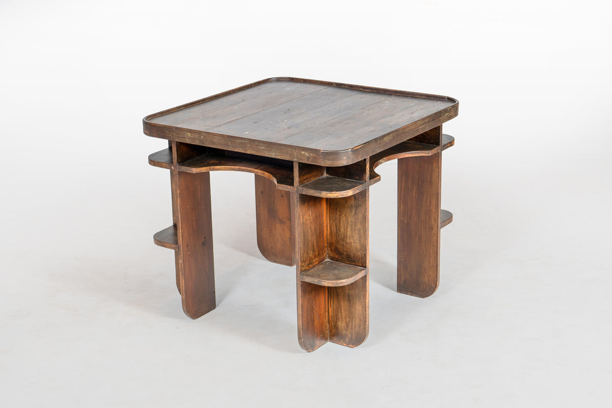An Indian Art Deco Game Table