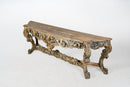 An Indian Console Table From Hand-Carved Teak