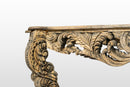 An Indian Console Table From Hand-Carved Teak