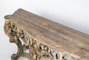 An Indian Console Table From Hand-Carved Teak