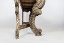 An Indian Console Table From Hand-Carved Teak