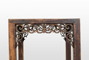 A Chinese Stool with Rattan Top