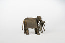 A Brass Figure of a Caparisoned Elephant
