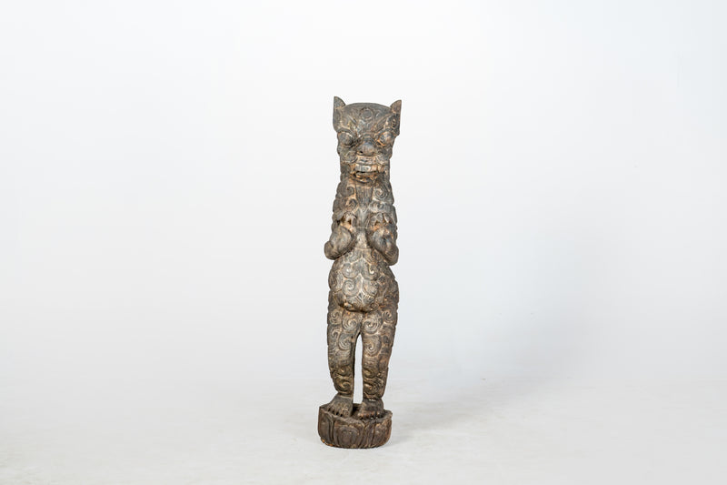 A Nepalese Lion Figure Guard