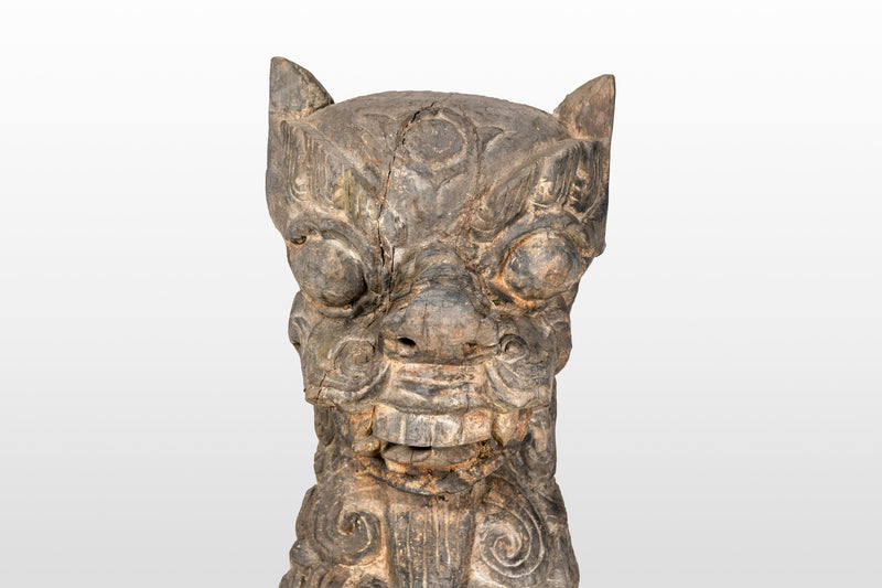 A Nepalese Lion Figure Guard