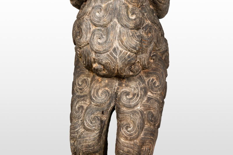 A Nepalese Lion Figure Guard