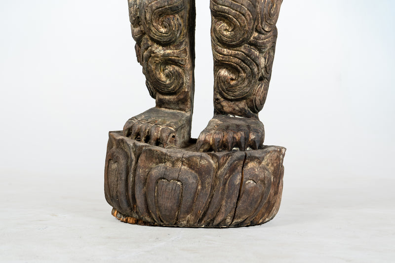 A Nepalese Lion Figure Guard