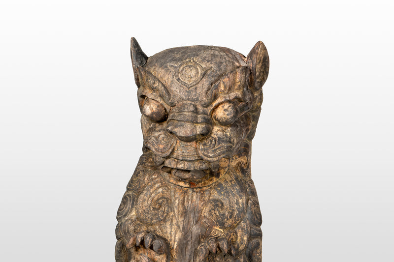 A Nepalese Lion Figure Guard