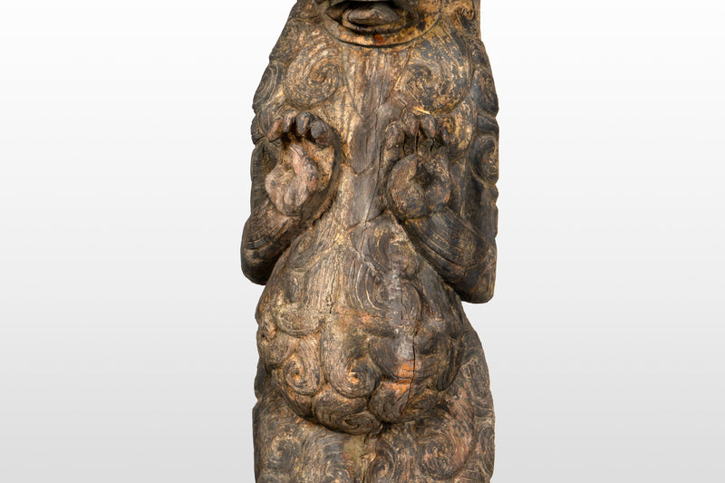 A Nepalese Lion Figure Guard