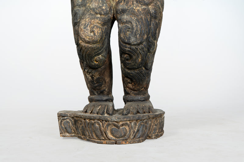 A Nepalese Lion Figure Guard